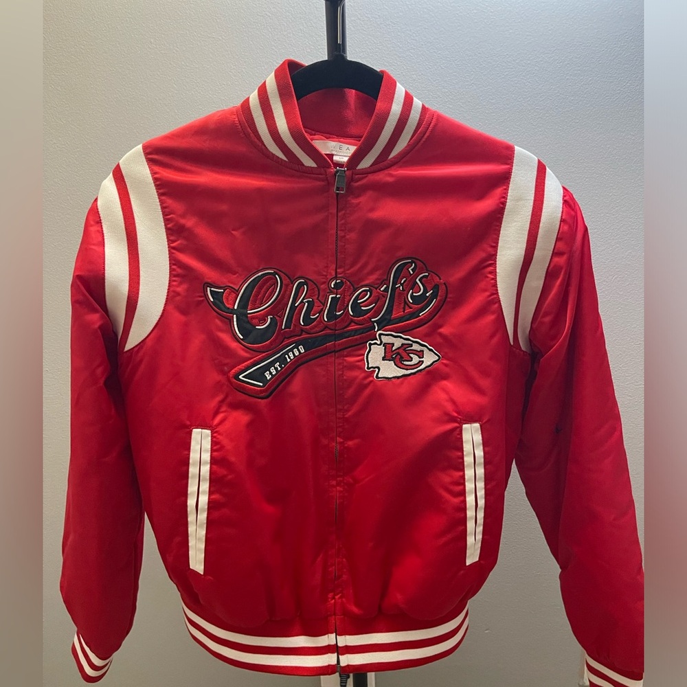 Kansas City Chiefs Bomber jacket.